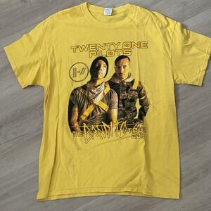 Twenty One Pilots The Bandito Tour 2018-2019 Concert T-Shirt Size L Double Sided